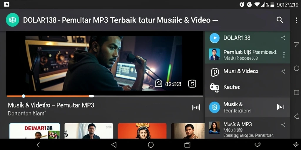 Tampilan antarmuka DOLAR138 untuk Pemutar MP3 yang menarik dan user-friendly.