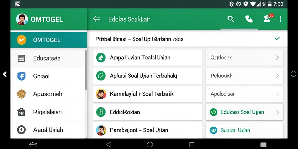 Tampilan antarmuka aplikasi <strong>OMTOGEL</strong> yang menarik dan mudah digunakan.