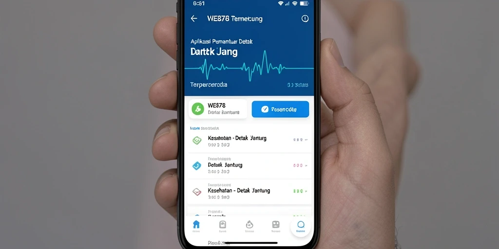 Antarmuka pengguna WE878 yang sederhana dan informatif.