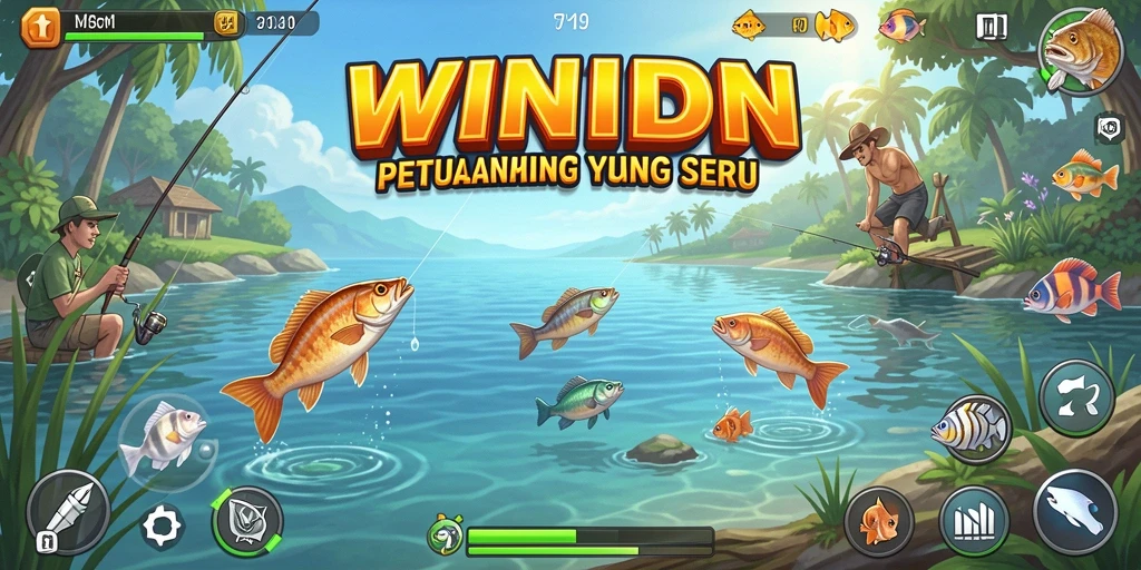 Antarmuka WINIDN yang menarik saat memancing.